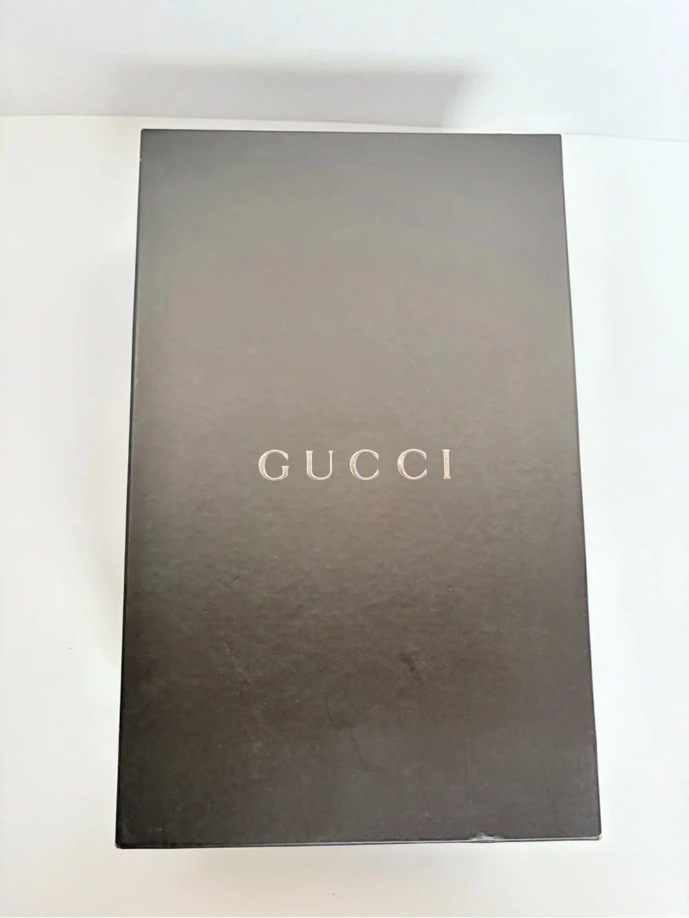 Gucci DOrsay Stiletto Pumps Interlocking GG Ankle Strap Suede Black Size 38.5C - Picture 5 of 15